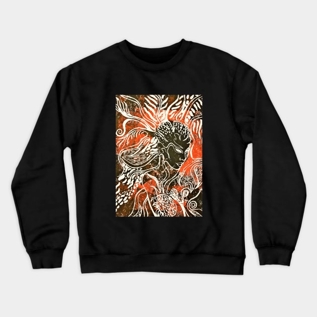 Flamboyant Alien Crewneck Sweatshirt by Minxylynx4